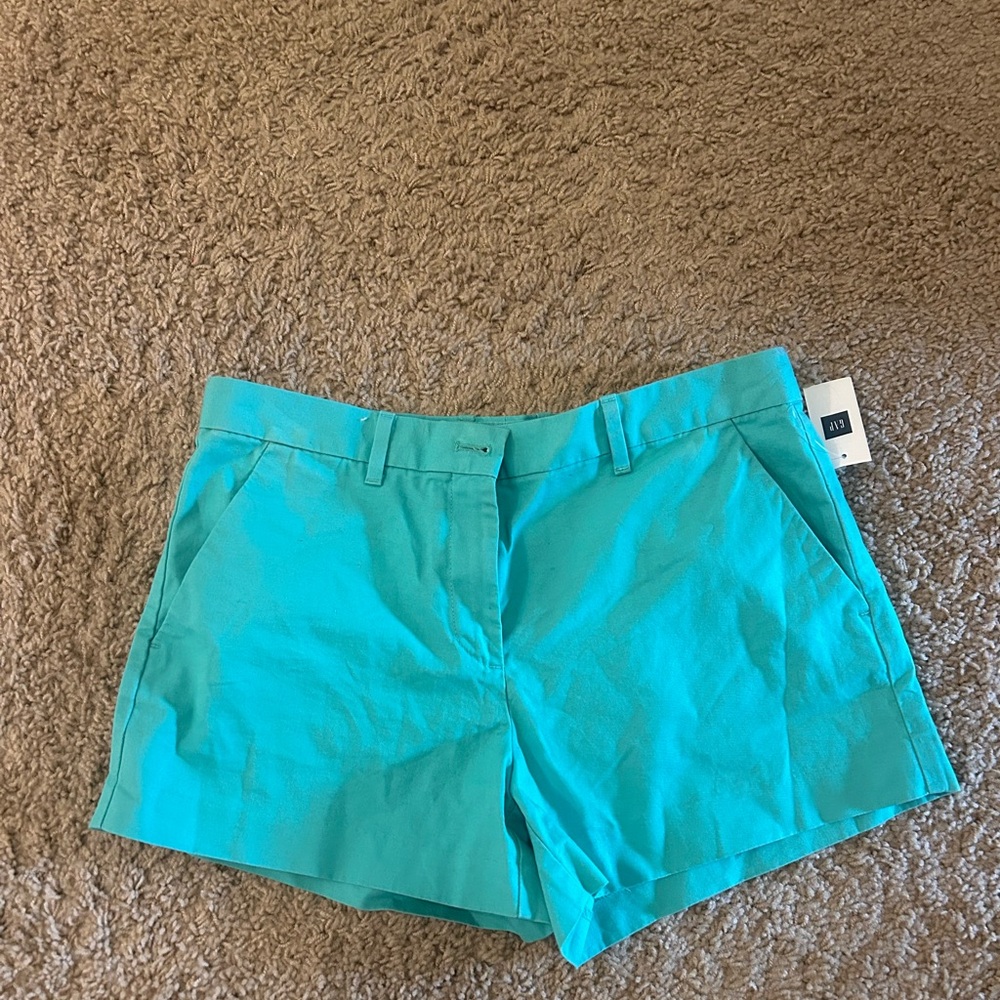 GAP Turquoise Women's Chino Shorts